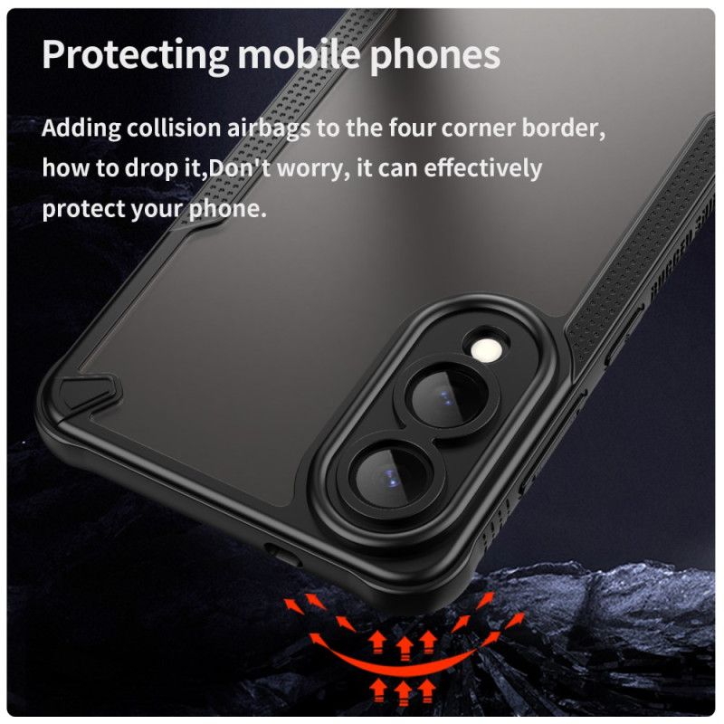 Hoesje Samsung Galaxy S25 5g Edge Geborsteld Doorschijnend