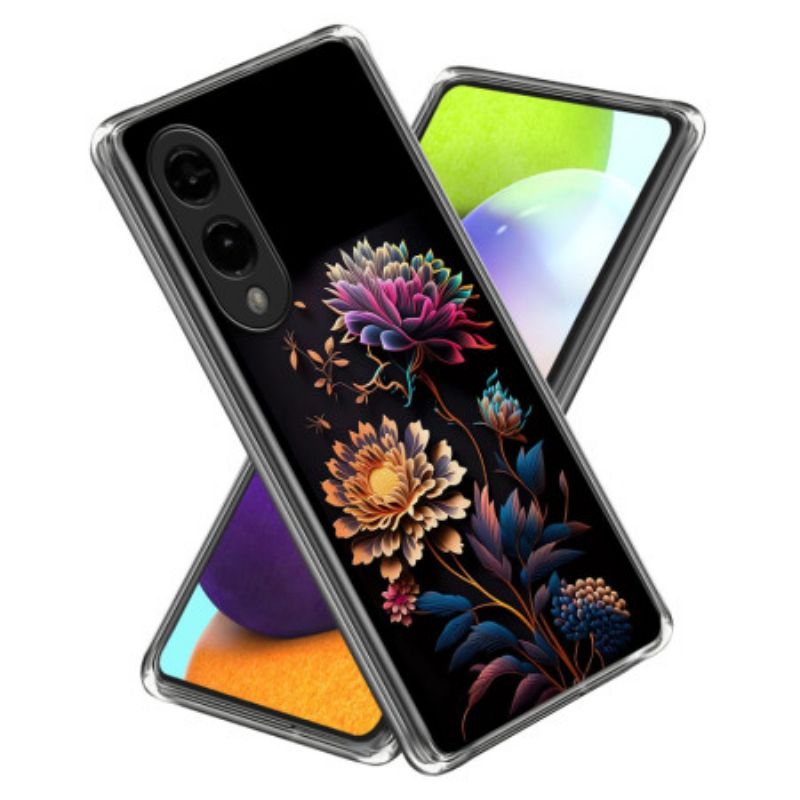 Hoesje Samsung Galaxy S25 5g Edge Kleurrijke Bloemen Bescherming Hoesje
