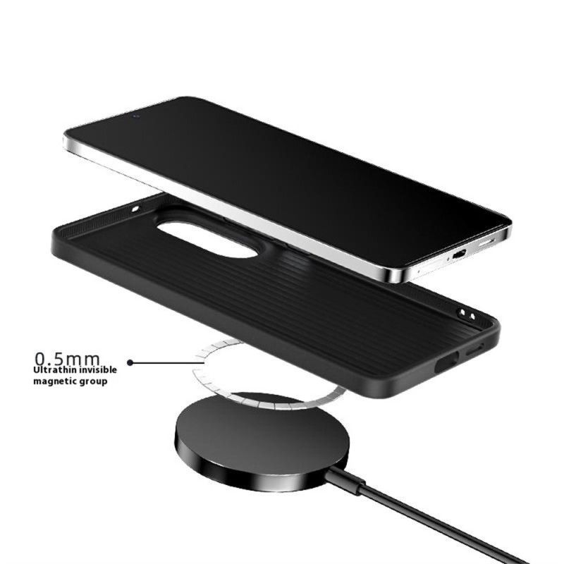 Hoesje Samsung Galaxy S25 5g Edge Magsafe-compatibel Abeel