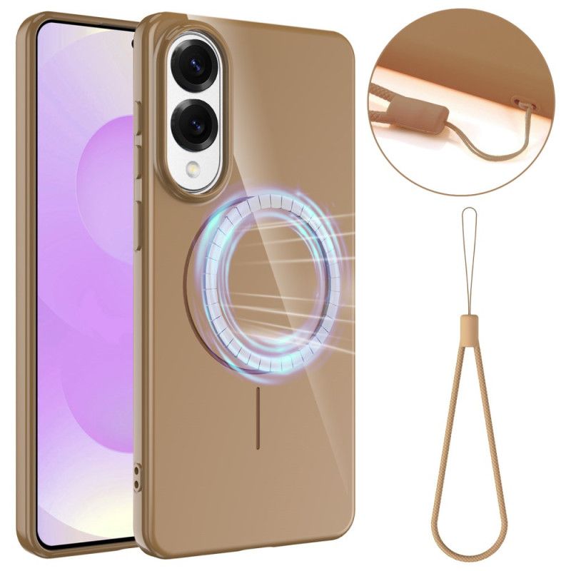 Hoesje Samsung Galaxy S25 5g Edge Magsafe-compatibel Met Draagkoord