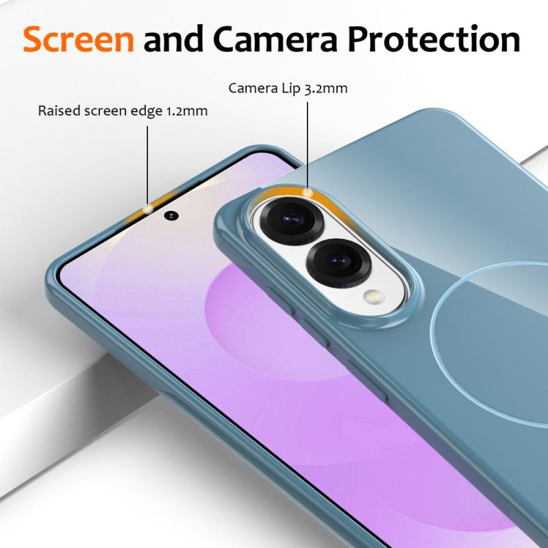 Hoesje Samsung Galaxy S25 5g Edge Magsafe-compatibel Met Draagkoord