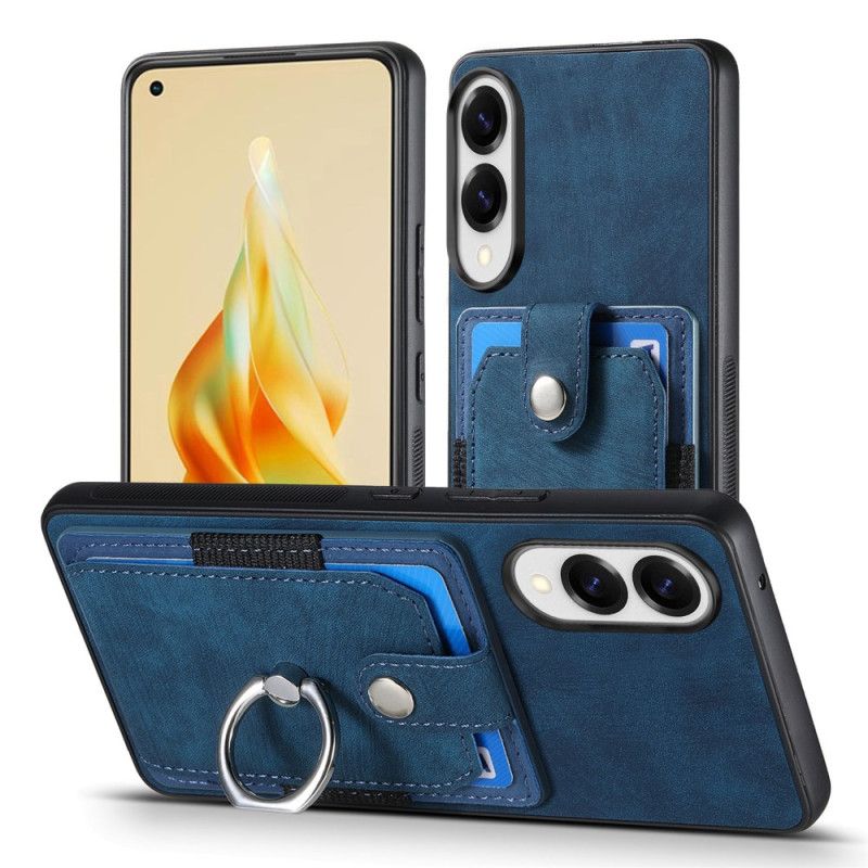 Hoesje Voor Samsung Galaxy S25 5g Edge Kaarthouder En Ringhouder