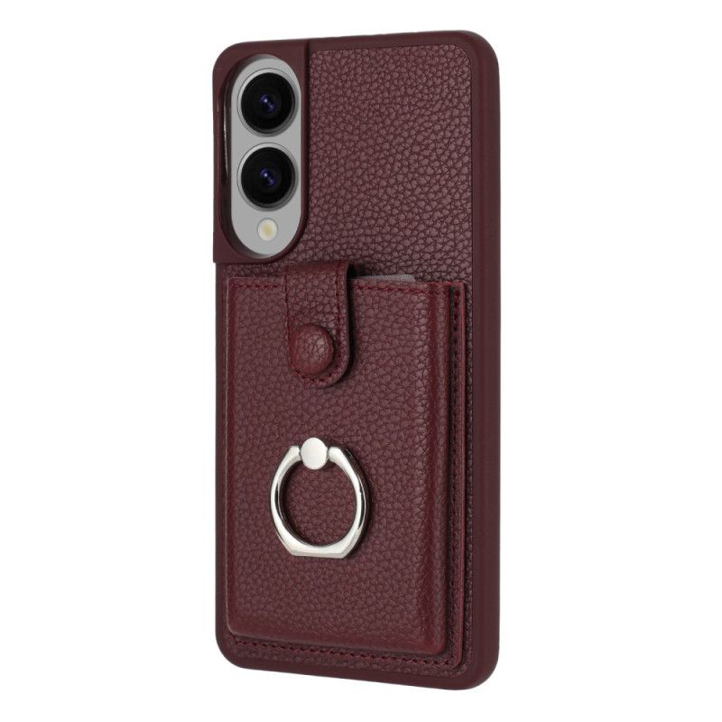 Hoesje Voor Samsung Galaxy S25 5g Edge Ringhouder En Kaarthouder