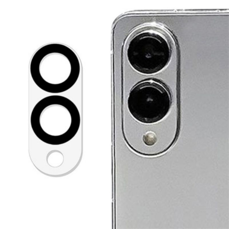 Lensbeschermer Van Gehard Glas Voor Samsung Galaxy S25 Edge (zwart Rond Ontwerp)