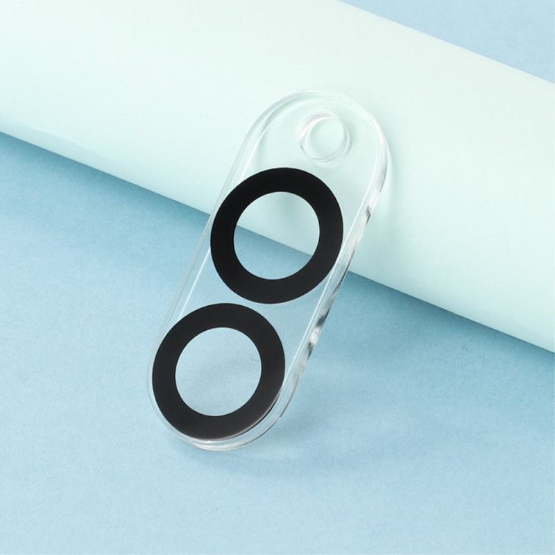 Lensbeschermer Van Gehard Glas Voor Samsung Galaxy S25 Edge (zwart Rond Ontwerp)