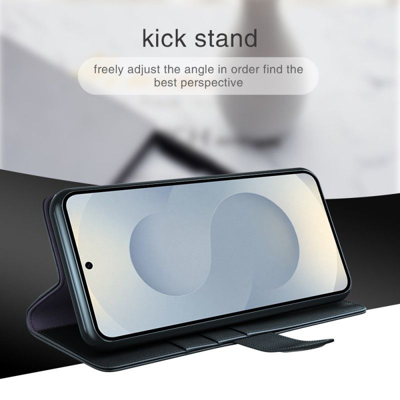 Leren Hoesje Samsung Galaxy S25 5g Edge Echt Leer