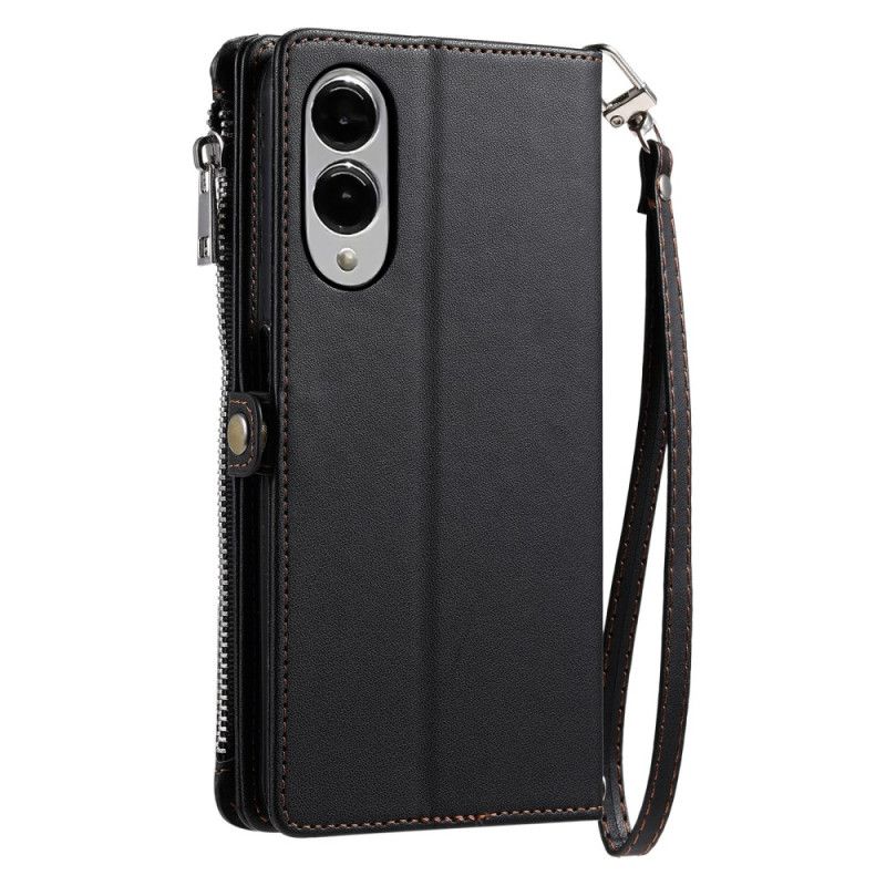 Leren Hoesje Samsung Galaxy S25 5g Edge Ergonomische Polsband