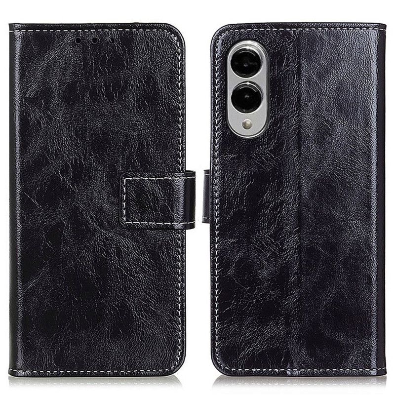 Leren Hoesje Samsung Galaxy S25 5g Edge Glanzend