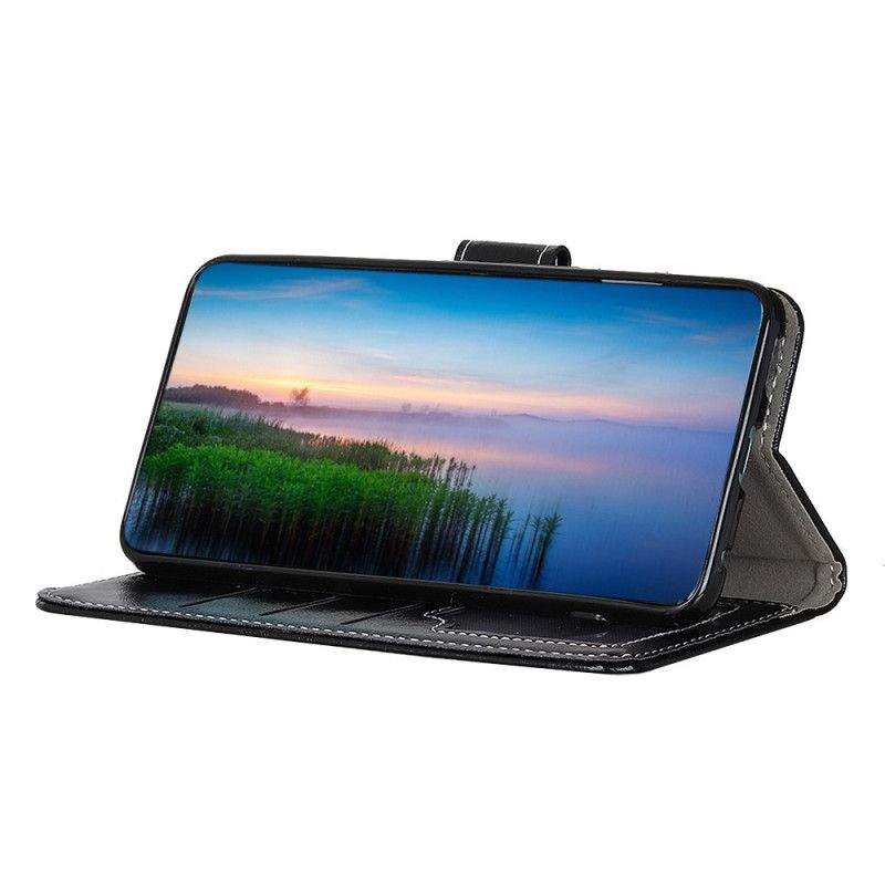 Leren Hoesje Samsung Galaxy S25 5g Edge Glanzend