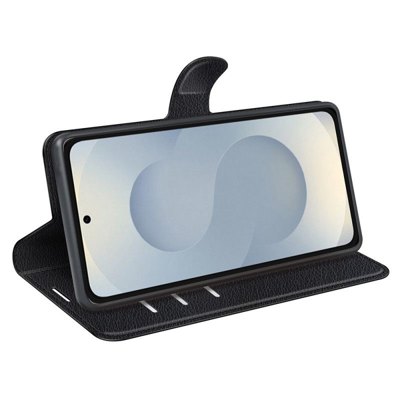 Leren Hoesje Samsung Galaxy S25 5g Edge Lychee Kunstleer Bescherming Hoesje