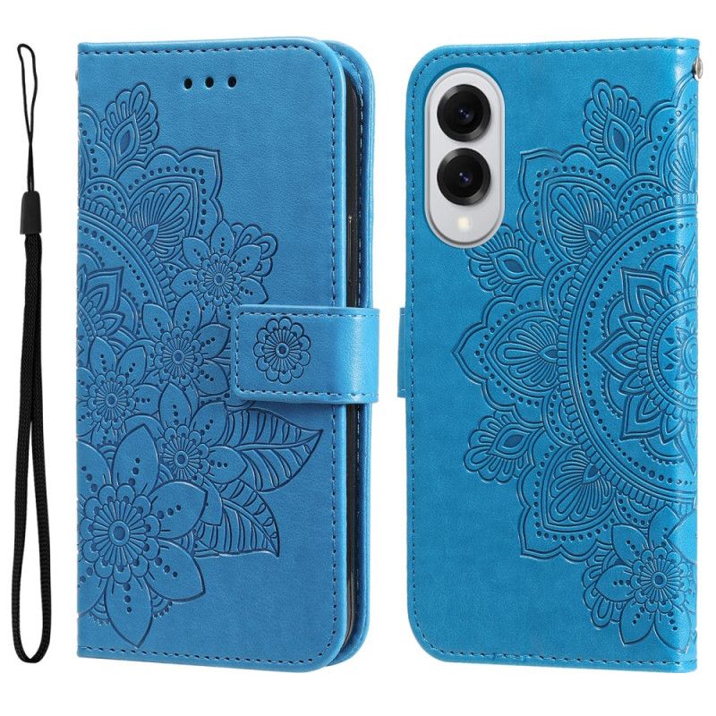 Leren Hoesje Samsung Galaxy S25 5g Edge Mandala-print Bescherming Hoesje