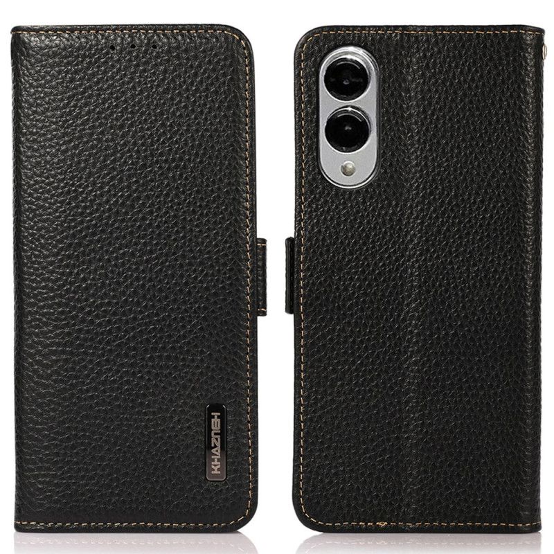 Leren Hoesje Samsung Galaxy S25 5g Edge Rfid-bescherming Khazneh