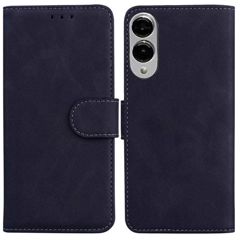 Leren Hoesje Samsung Galaxy S25 5g Edge Suède-stijl