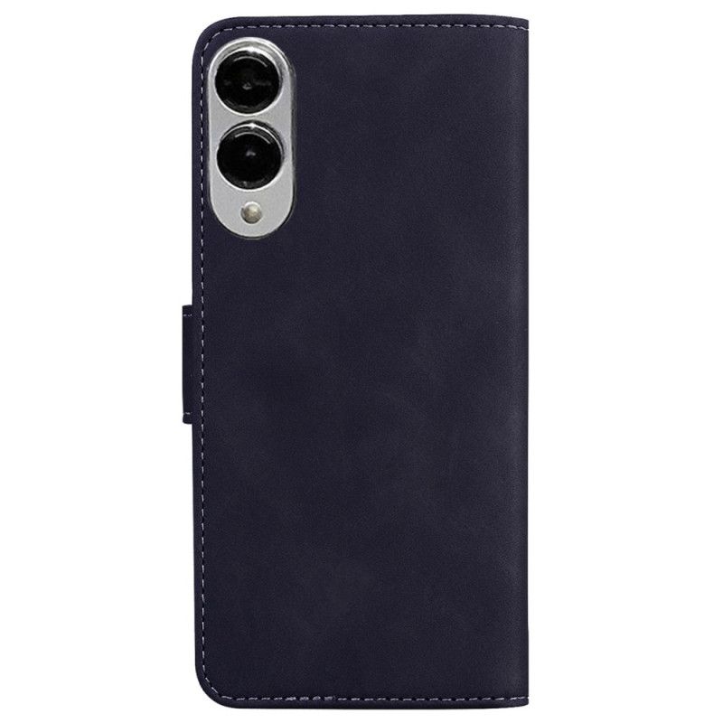 Leren Hoesje Samsung Galaxy S25 5g Edge Suède-stijl