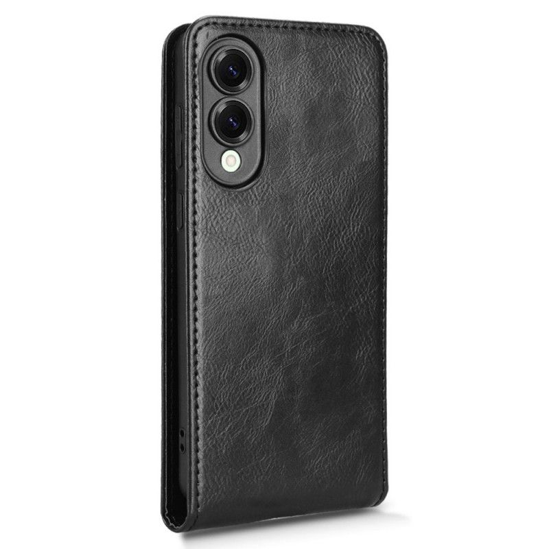 Leren Hoesje Voor Samsung Galaxy S25 5g Edge Verticaal Design