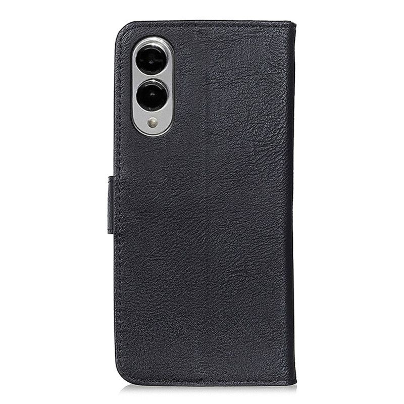 Leren Hoesje Voor Samsung Galaxy S25 5g Edge Vintage Khazneh