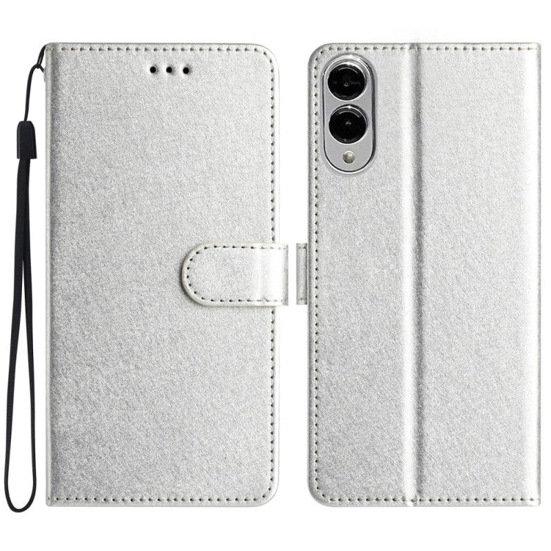 Leren Hoesje Voor Samsung Galaxy S25 5g Edge Zijdetextuur