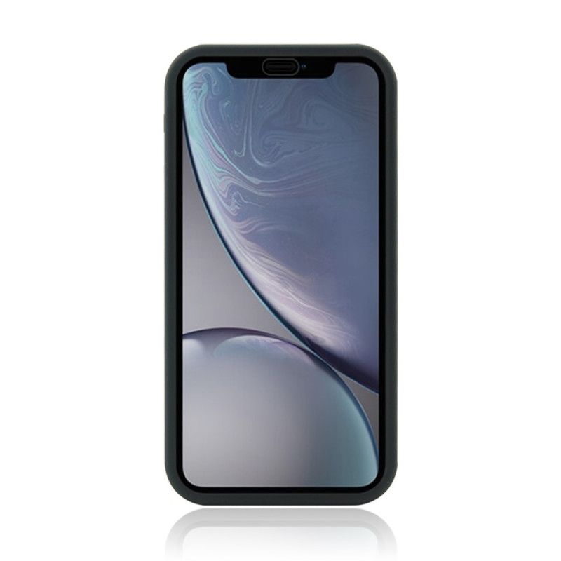 Case Hoesje iPhone XR Magenta Zwart Telefoonhoesje Waterbestendig