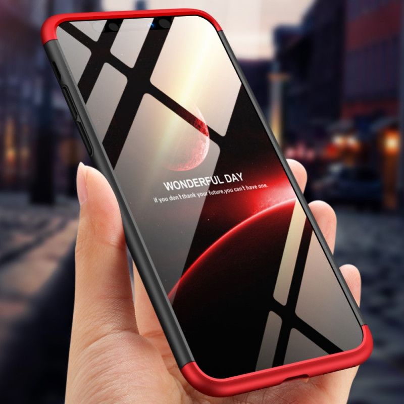 Hoesje iPhone XR Donkerblauw Zwart Afneembaar