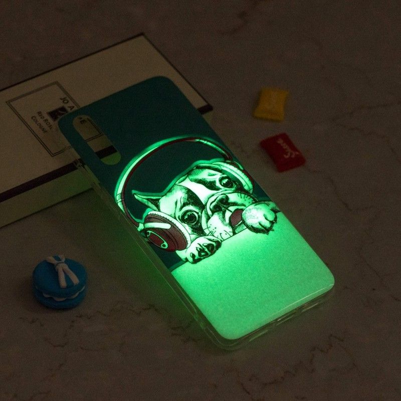Hoesje iPhone XR Fluorescerende Hond