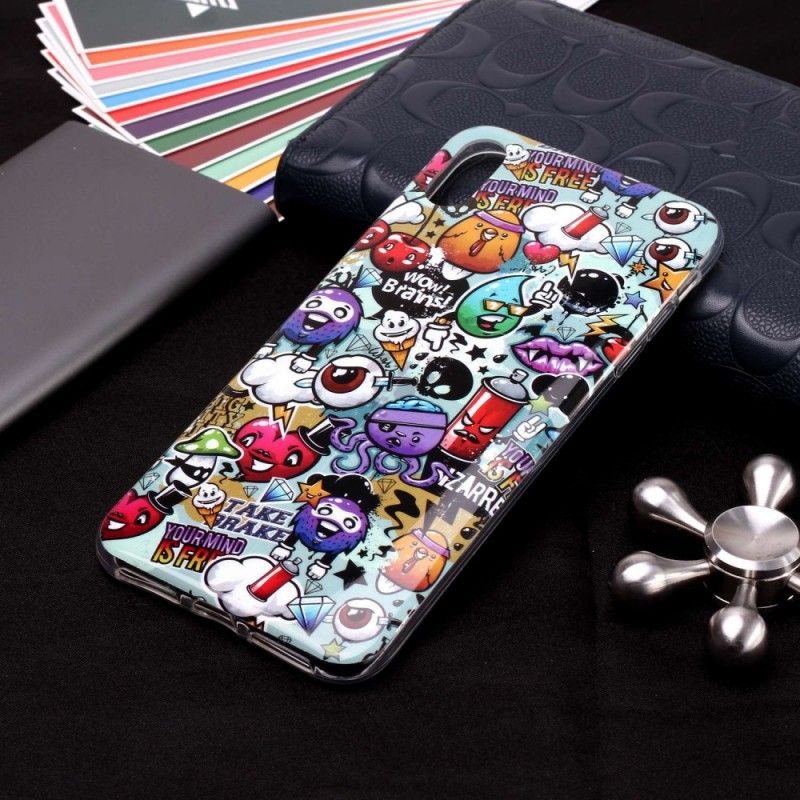 Hoesje iPhone XR Fluorescerende Waanzin