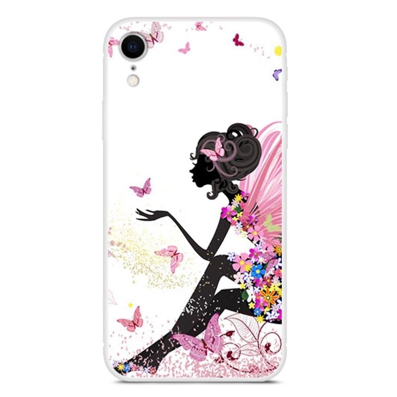 Hoesje iPhone XR Vlinderdame