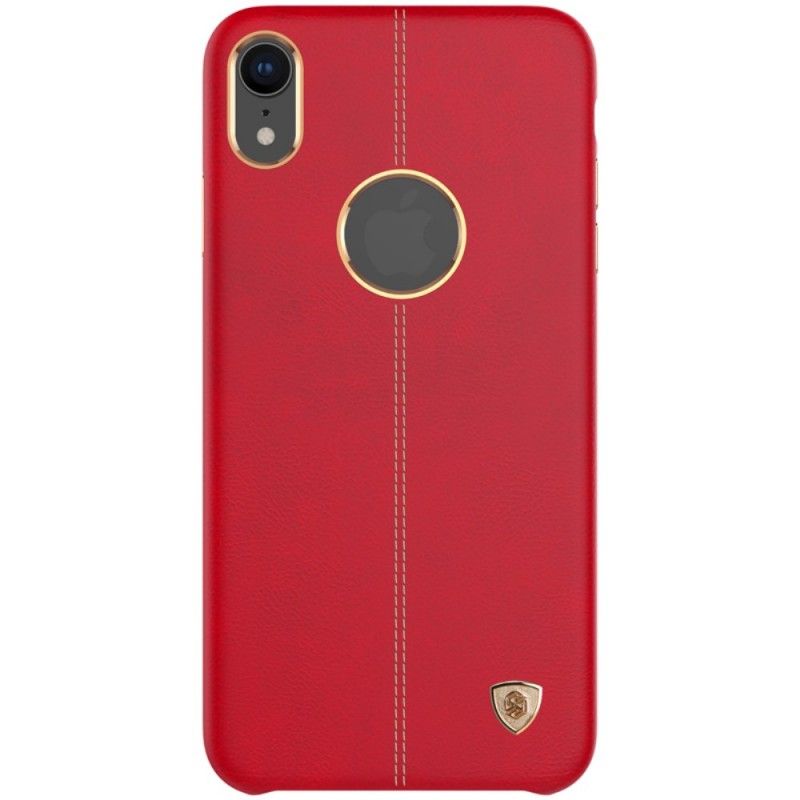Hoesje voor iPhone XR Rood Zwart Nillkin Englon Serie