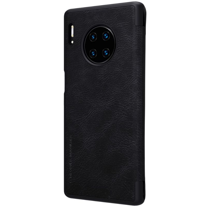 Bekijk Omslag Huawei Mate 30 Pro Rood Zwart Qin Serie Nillkin
