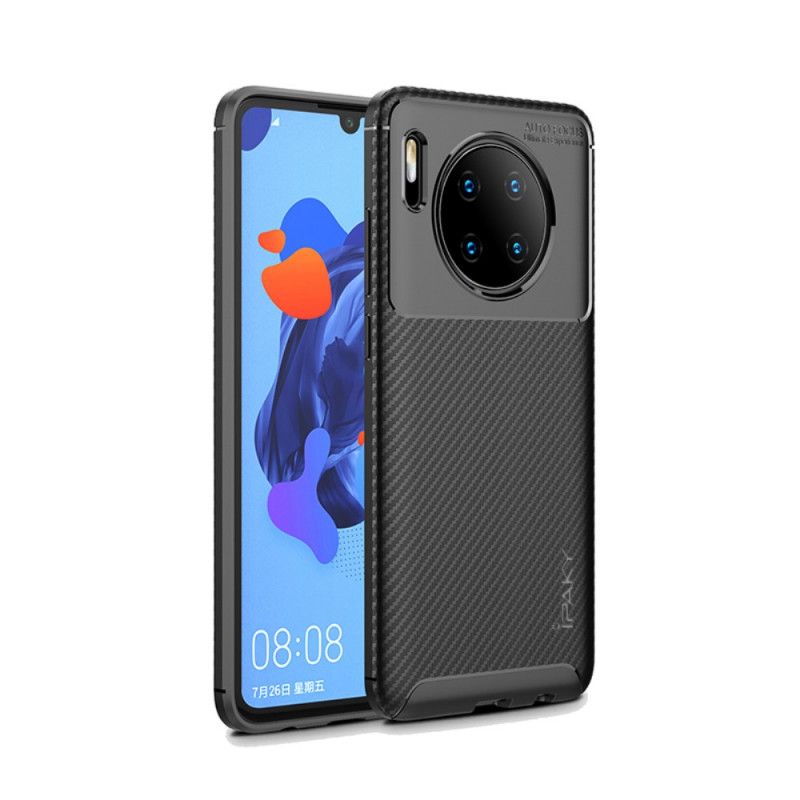 Case Hoesje Huawei Mate 30 Pro Donkerblauw Zwart Telefoonhoesje Antislip Ipaky