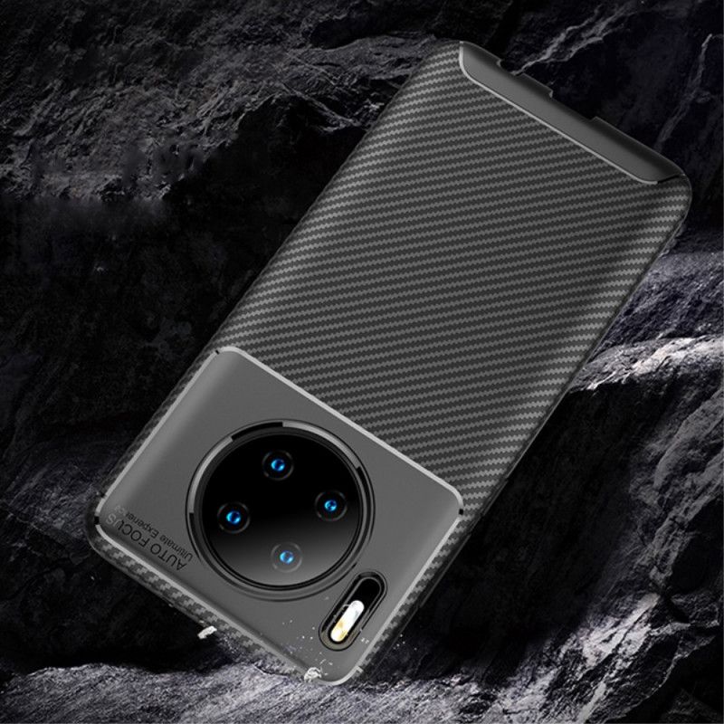 Case Hoesje Huawei Mate 30 Pro Donkerblauw Zwart Telefoonhoesje Antislip Ipaky