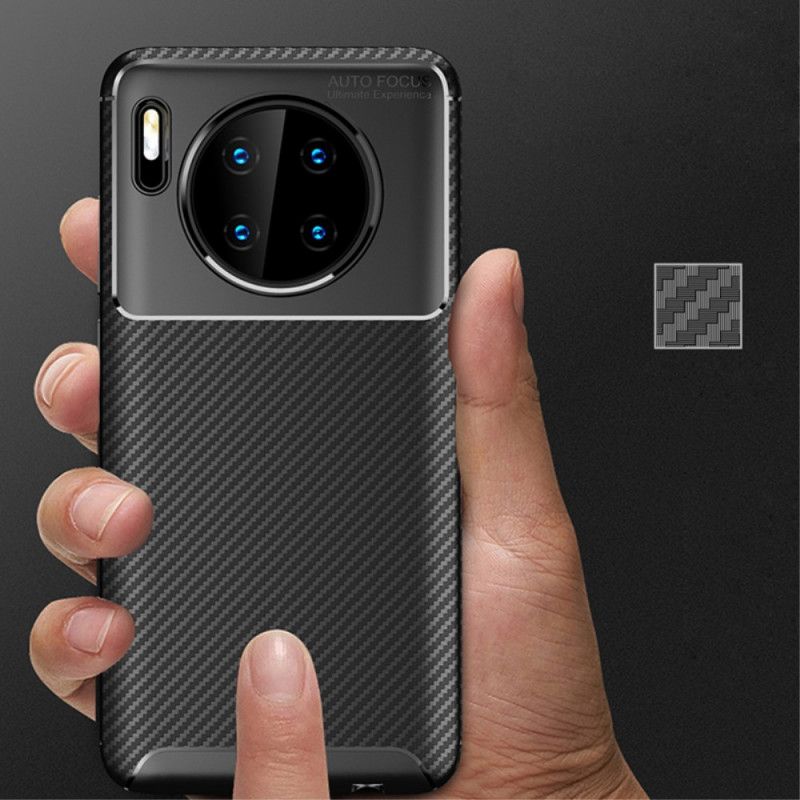 Case Hoesje Huawei Mate 30 Pro Donkerblauw Zwart Telefoonhoesje Antislip Ipaky