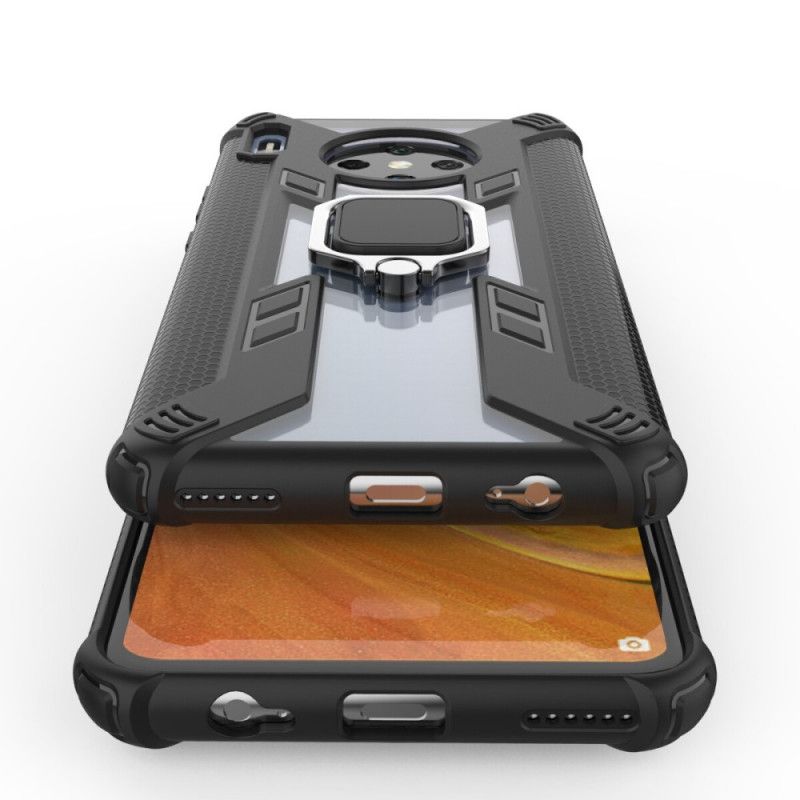 Case Hoesje Huawei Mate 30 Pro Rood Zwart Telefoonhoesje Krijger Met Ring