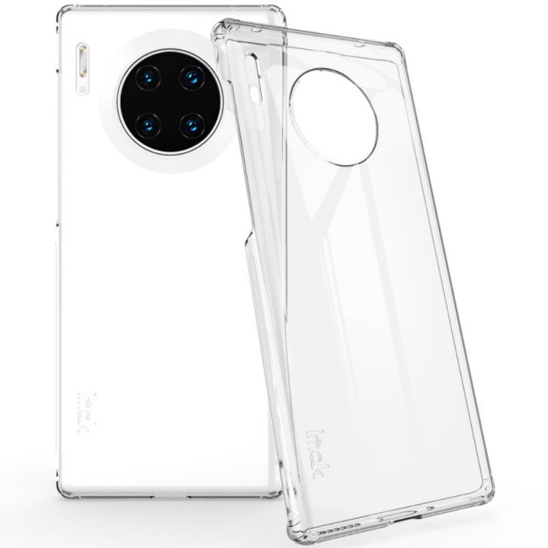 Cover Hoesje Huawei Mate 30 Pro Groen Wit Telefoonhoesje Ux-6 Serie Gradiënt Imak