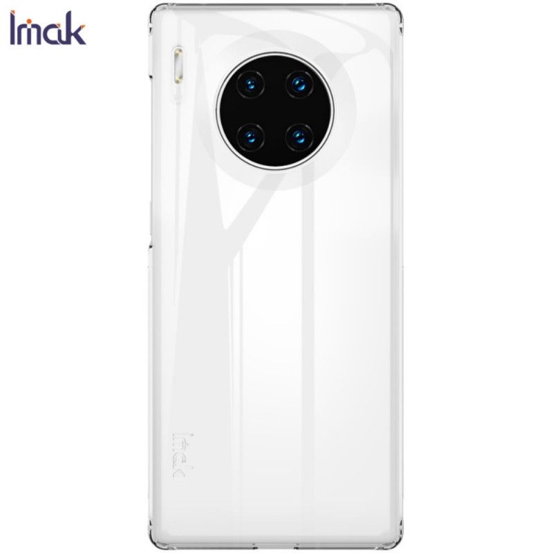 Cover Hoesje Huawei Mate 30 Pro Groen Wit Telefoonhoesje Ux-6 Serie Gradiënt Imak