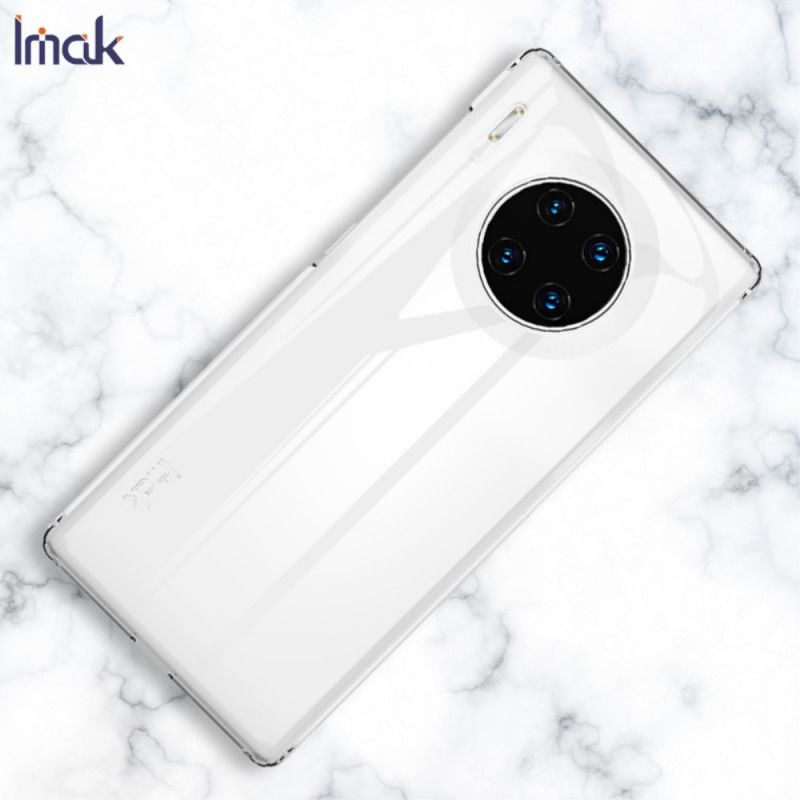 Cover Hoesje Huawei Mate 30 Pro Groen Wit Telefoonhoesje Ux-6 Serie Gradiënt Imak
