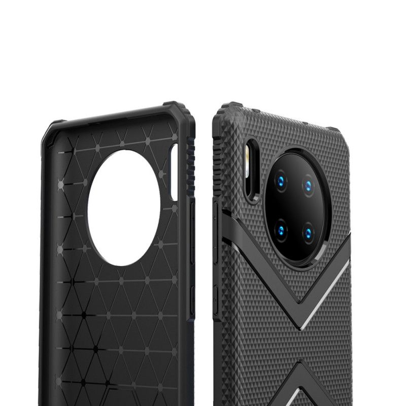 Cover Hoesje Huawei Mate 30 Pro Groen Zwart Telefoonhoesje Schild