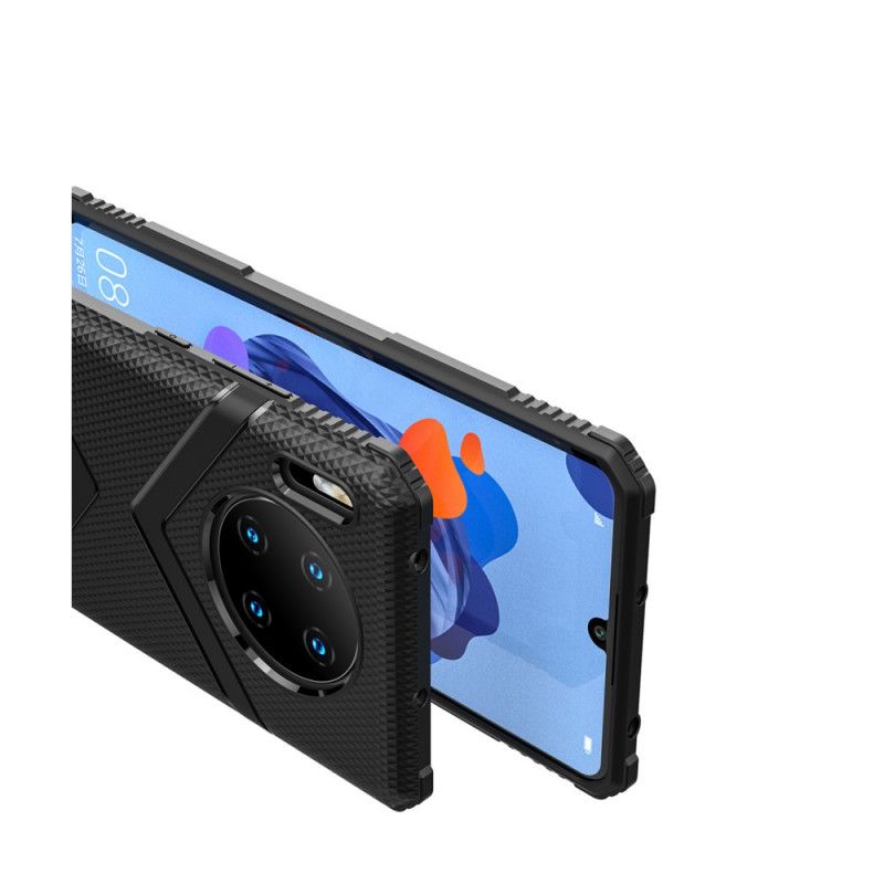 Cover Hoesje Huawei Mate 30 Pro Groen Zwart Telefoonhoesje Schild