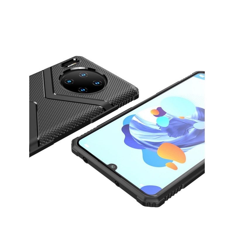 Cover Hoesje Huawei Mate 30 Pro Groen Zwart Telefoonhoesje Schild