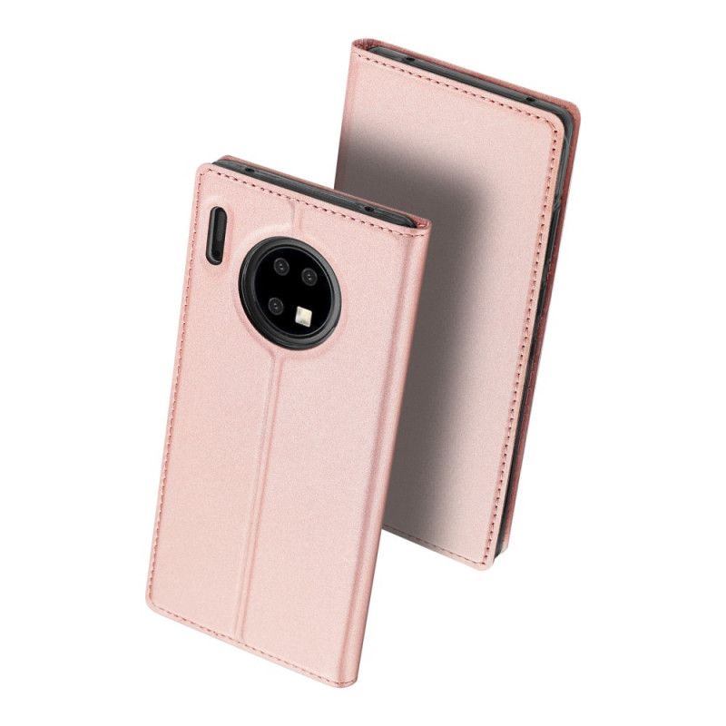 Folio-hoesje Huawei Mate 30 Pro Goud Zwart Skin Pro Serie Dux Ducis