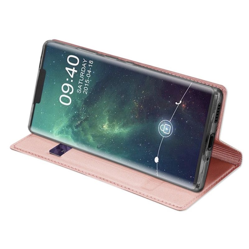 Folio-hoesje Huawei Mate 30 Pro Goud Zwart Skin Pro Serie Dux Ducis