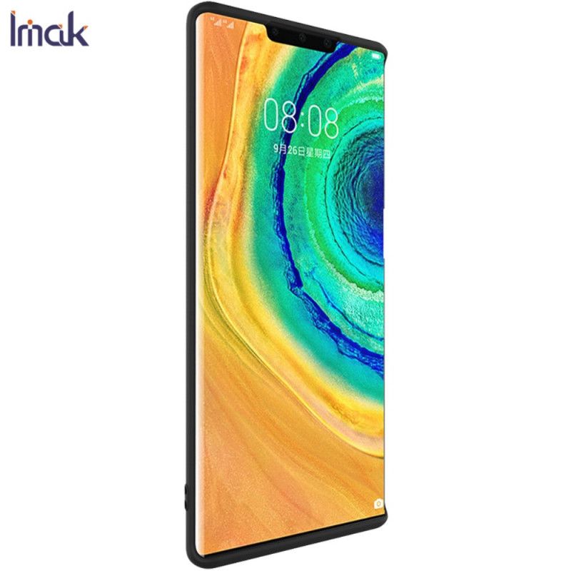 Hoesje Huawei Mate 30 Pro Groen Zwart Uc-1 Serie Siliconen Mat Imak