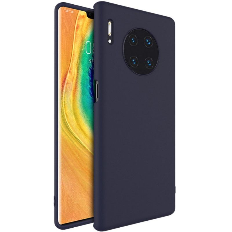 Hoesje Huawei Mate 30 Pro Groen Zwart Uc-1 Serie Siliconen Mat Imak