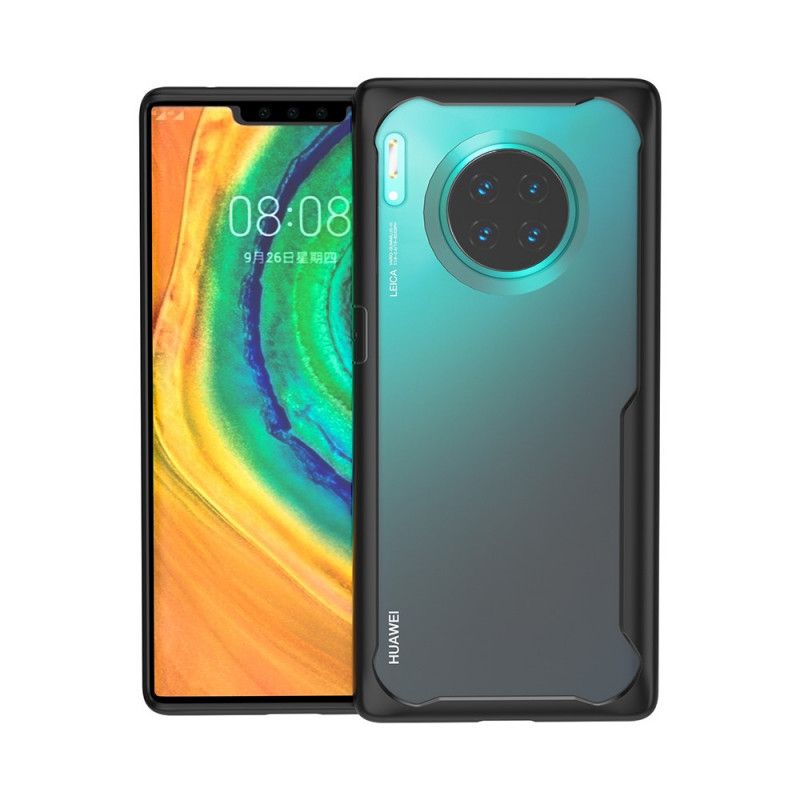 Hoesje Huawei Mate 30 Pro Rood Zwart Afgeschuinde Hybride