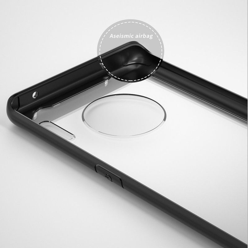 Hoesje Huawei Mate 30 Pro Rood Zwart Afgeschuinde Hybride