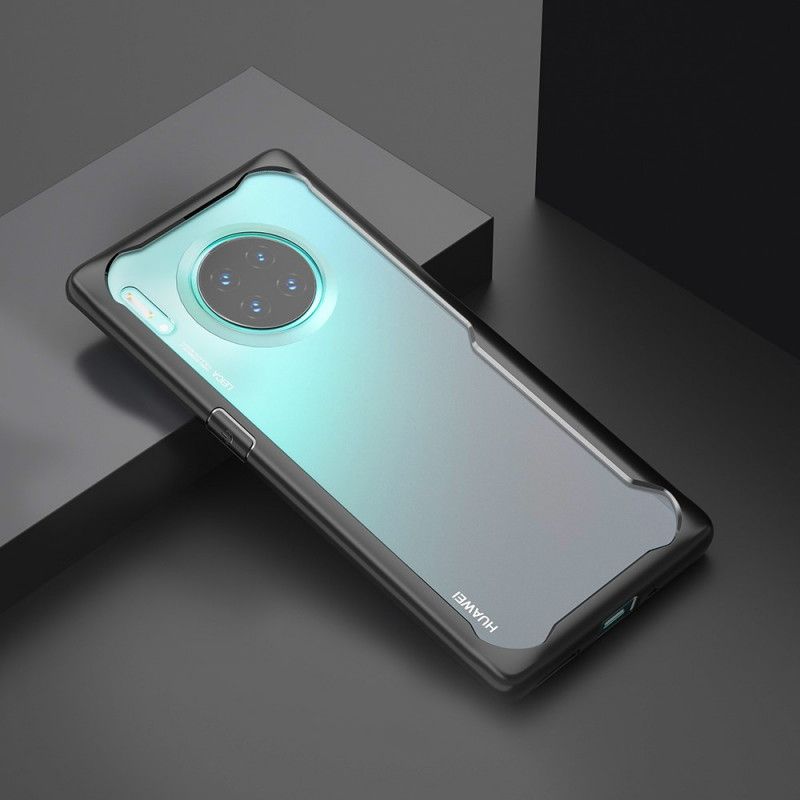Hoesje Huawei Mate 30 Pro Rood Zwart Afgeschuinde Hybride