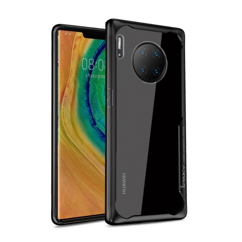 Hoesje Huawei Mate 30 Pro Rood Zwart Ipaky Hybride Serie