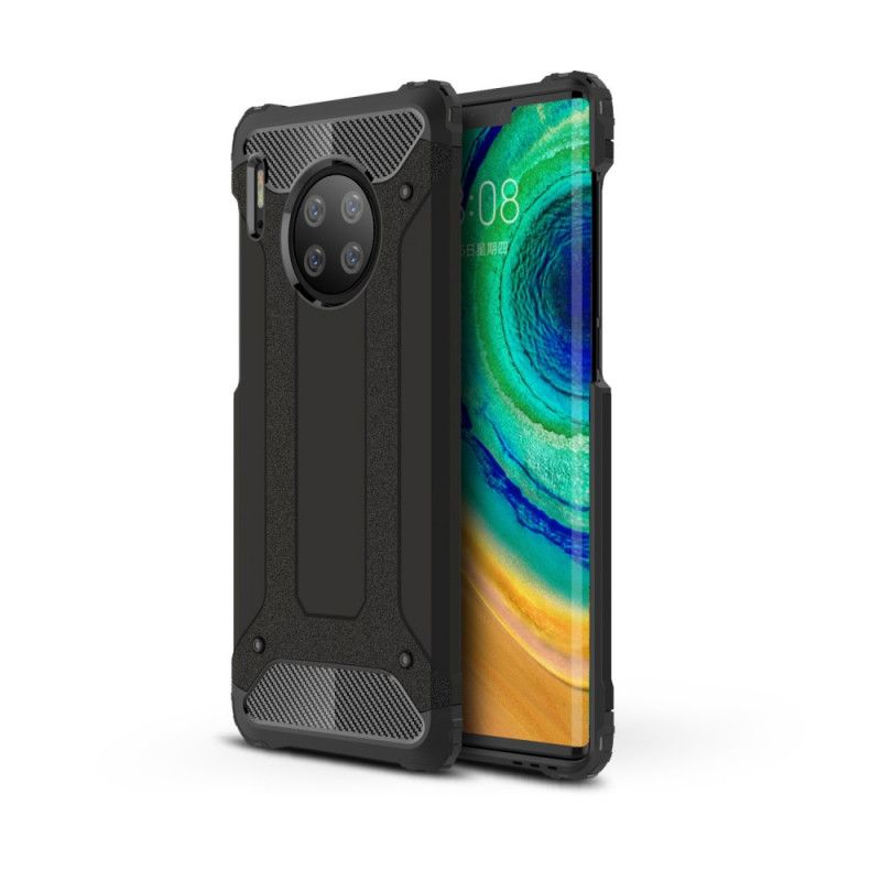 Hoesje Huawei Mate 30 Pro Rood Zwart Overlevende