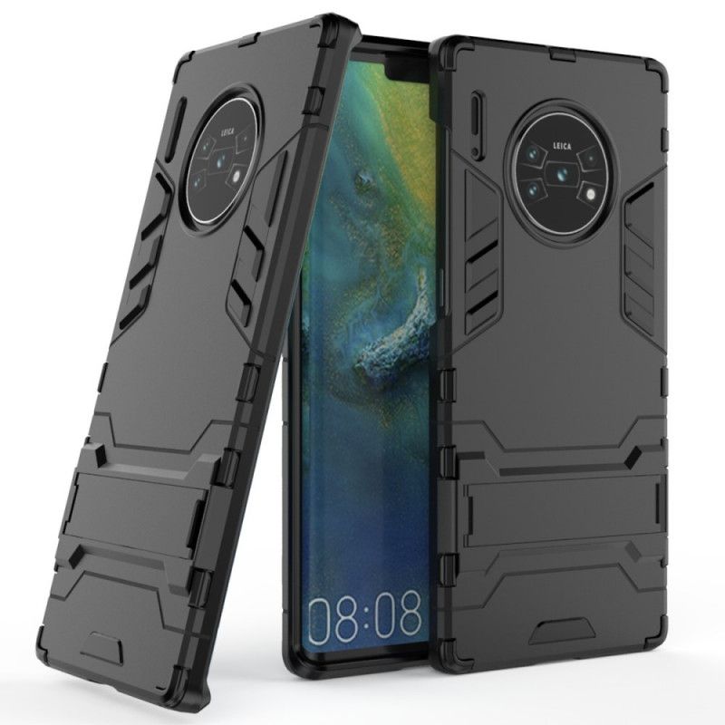 Hoesje Huawei Mate 30 Pro Rood Zwart Sterke Tong