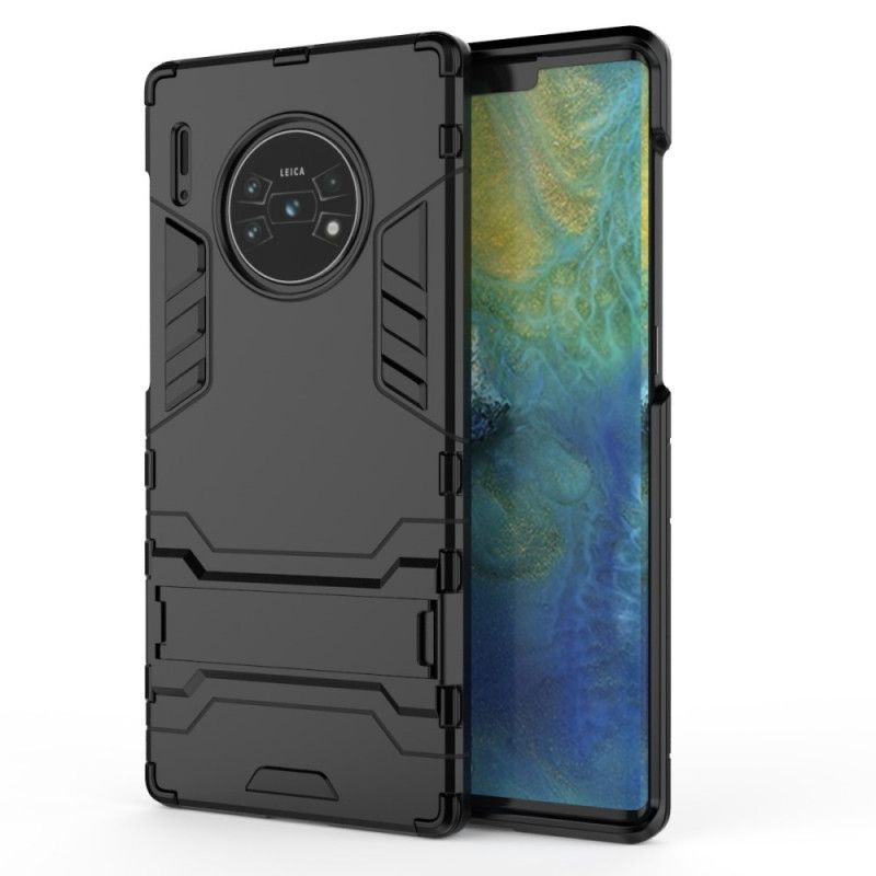 Hoesje Huawei Mate 30 Pro Rood Zwart Sterke Tong