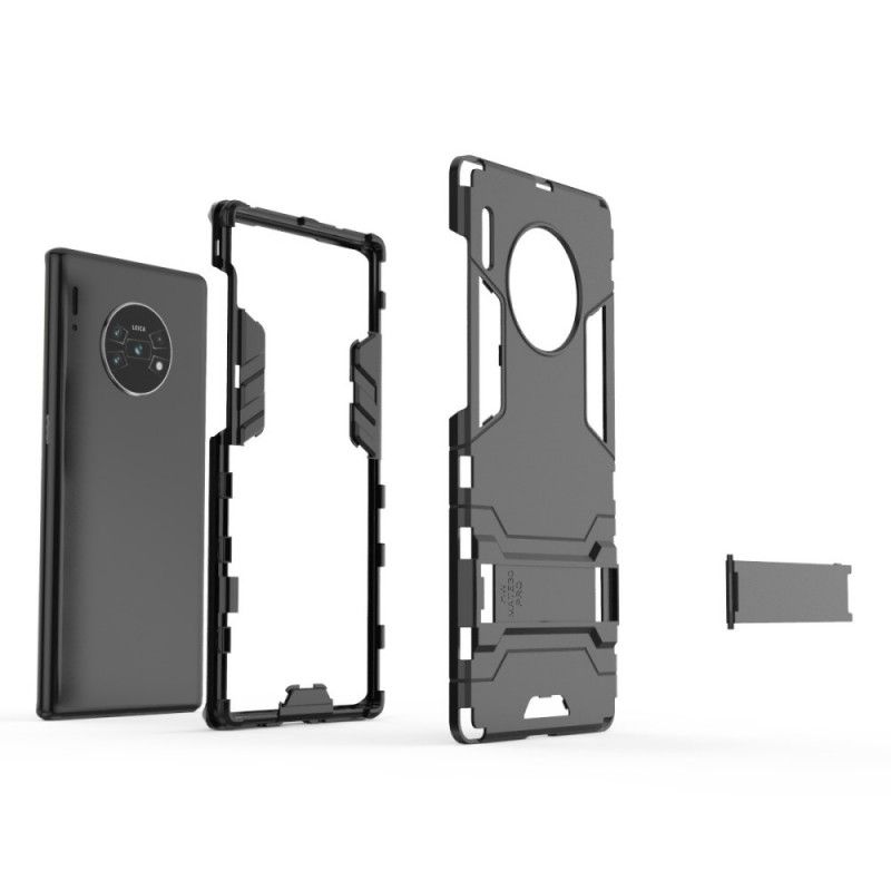 Hoesje Huawei Mate 30 Pro Rood Zwart Sterke Tong